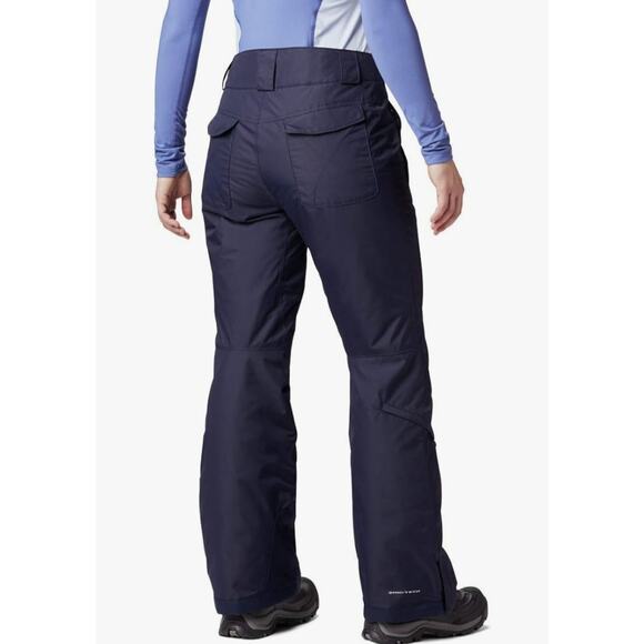 NWT Columbia Bugaboo Omni-Heat Ski Snow Pants Waterproof Navy Blue Small Short - Picture 2 of 15